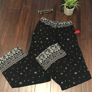 Palazzo Pants with pretty transition print